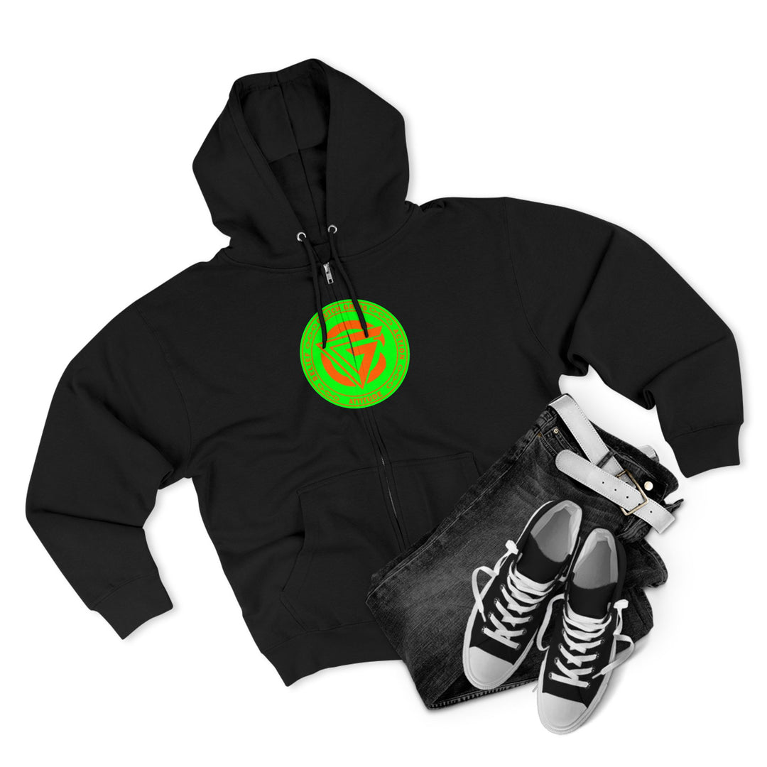 CG TIGER VS TIGER GREEN ORANGE /READY FOR WAR ZIP UP