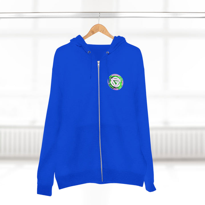CG LION HEART GREEN PURPLISH PINK LIFT OR DIE ZIP UP