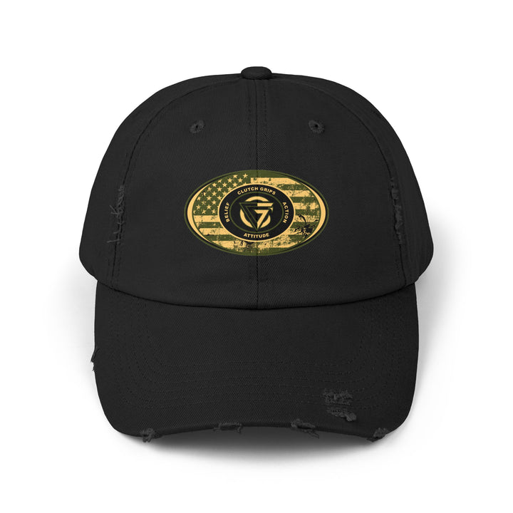 CG AFGHANISTAN DISTRESSED TRIBUTE FLAG OVAL CAP