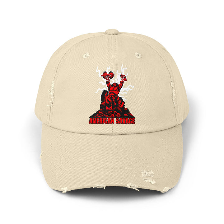CG CONFIDENCE MAN RED/AMERICAN SAVAGE CAP