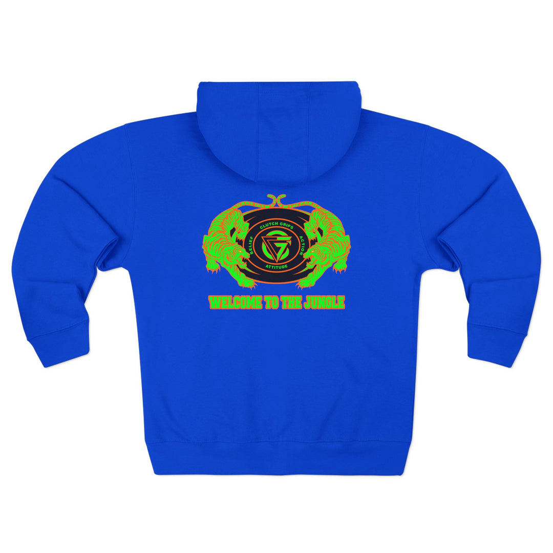 TIGER VS TIGER GREEN ORANGE /WELCOME TO THE JUNGLE ZIP UP