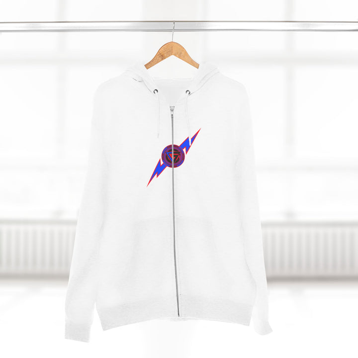 CG LION HEART RED WHITE BLUE /FIGHT FOR IT ZIP UP