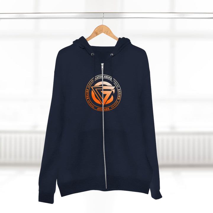 CG APE VS ZILLA 2ND FIGHT ORANGE WHITE FADE /WELCOME TO THE JUNGLE ZIP UP