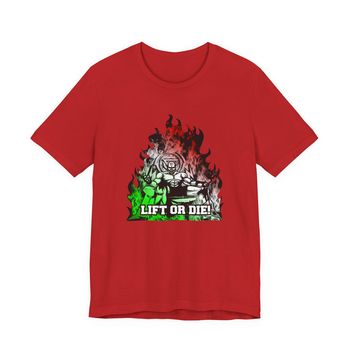 CG MAC CHAIR FLAME RED WHITE GREEN FADE/LIFT OR DIE