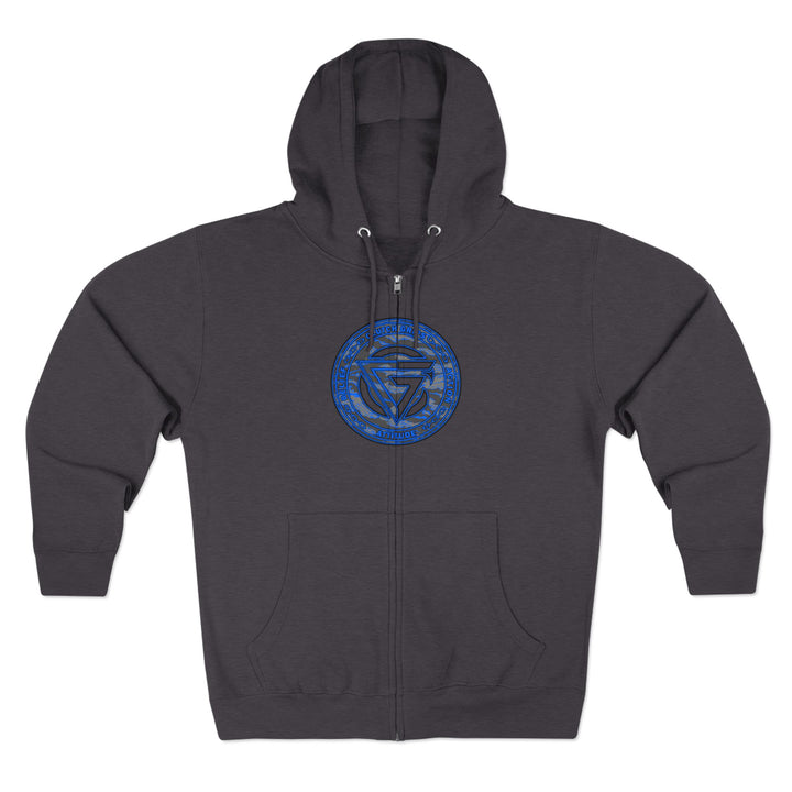 CG ANGRY DOG CAMO BLUE /STAY SAVAGE /ZIP UP