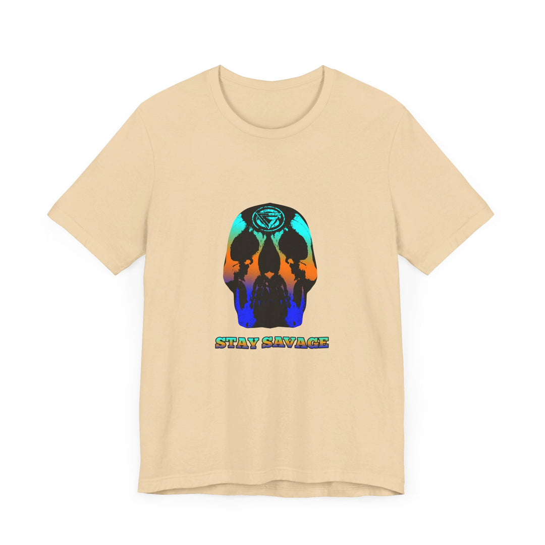 SKULLATOR BLUE ORANGE AQUA  /STAY SAVAGE