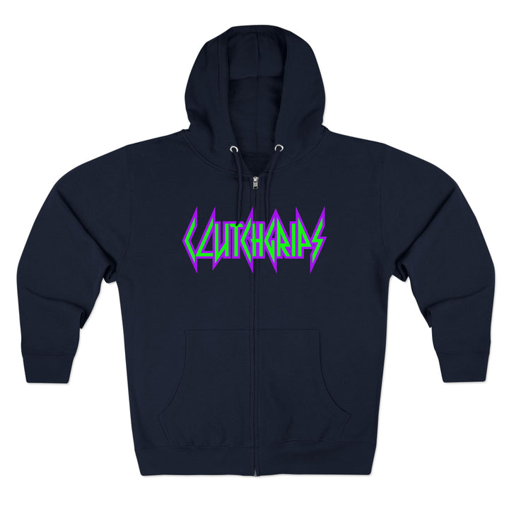 CG SKULLATOR PURPLE GREEN /CLUTCH GRIPS ZIP UP