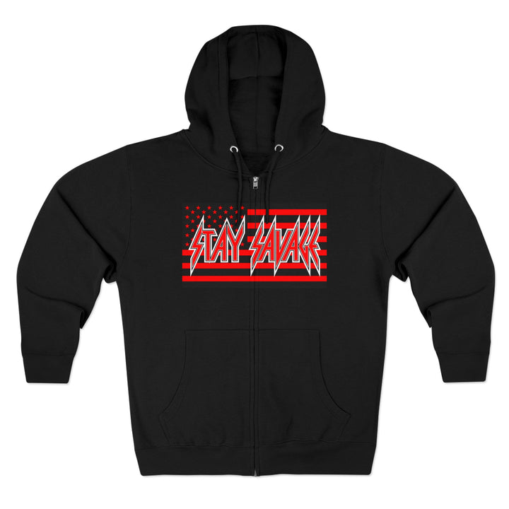 CG  NAVY SEAL TRIBUTE  RIP RED BLACK /DONT BE A BITCH ZIP UP