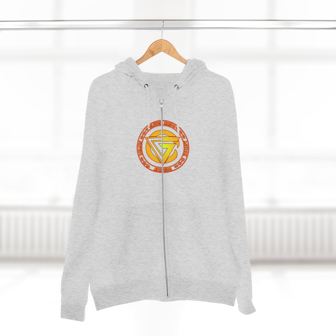 CG SKULL BANDIT ORANGE GOLD RED /I AM THE ONE ZIP UP