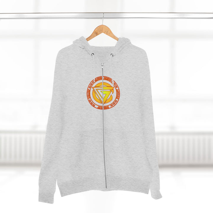 CG SKULL BANDIT ORANGE GOLD RED /I AM THE ONE ZIP UP