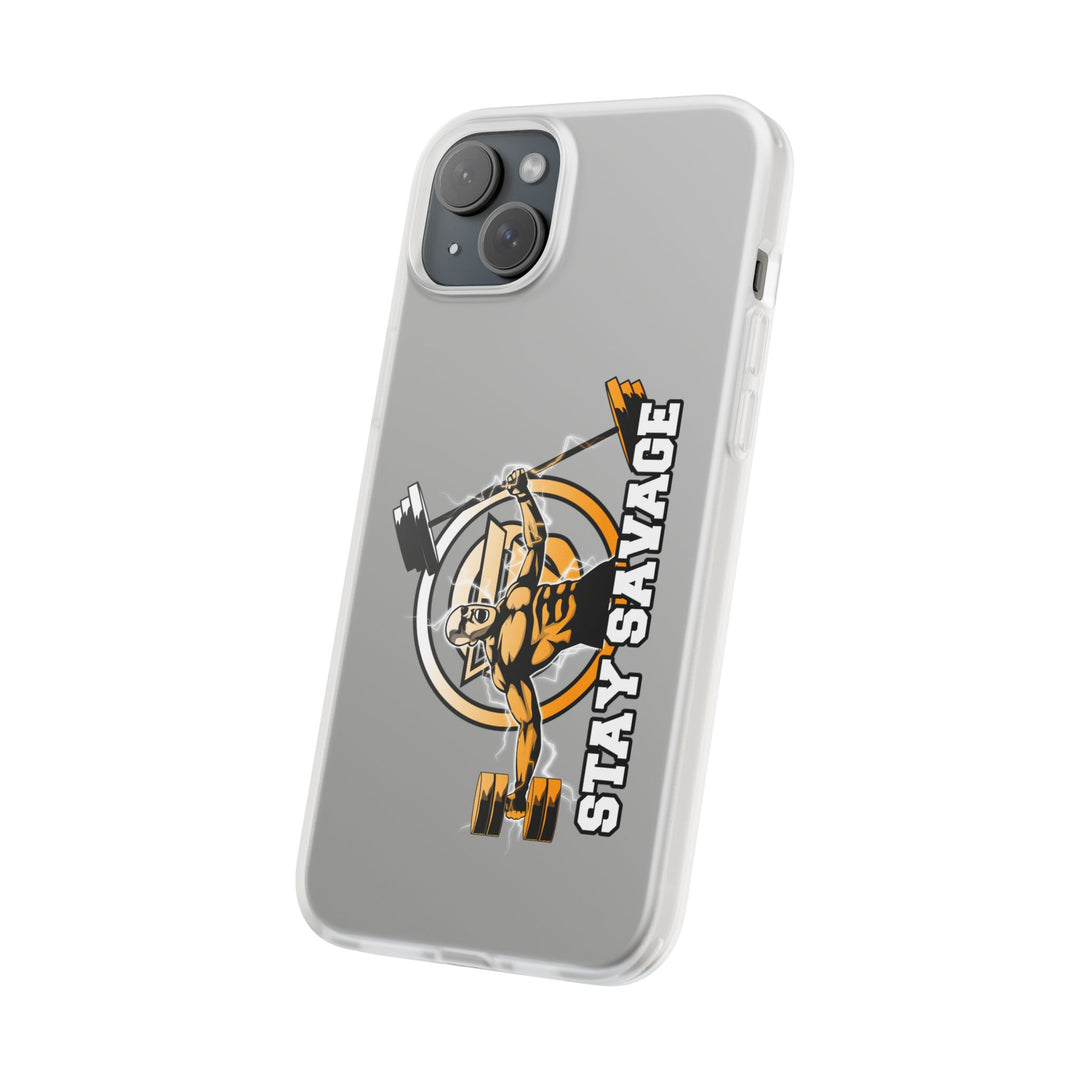 SPARTAN LIFT ORANGE WHITE PHONE CASE/STAY SAVAGE