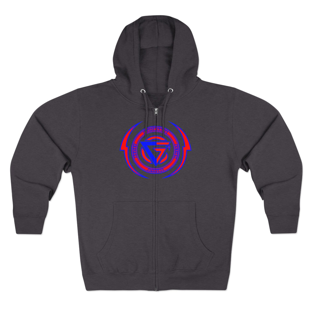 CG LIFT KICK RED BLUE/STAY SAVAGE ZIP UP