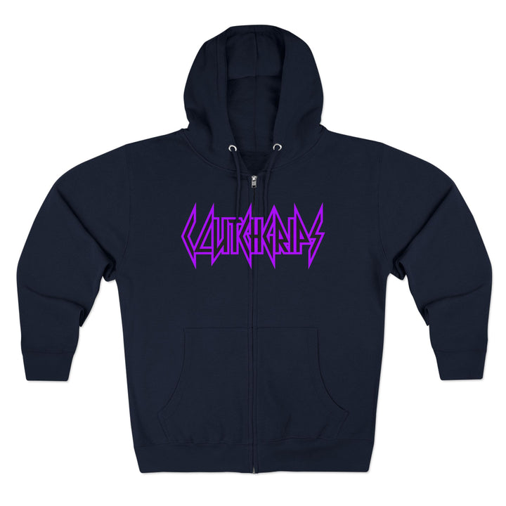 CG SKULL PURPLE NURPLE /LIFT OR DIE ZIP UP