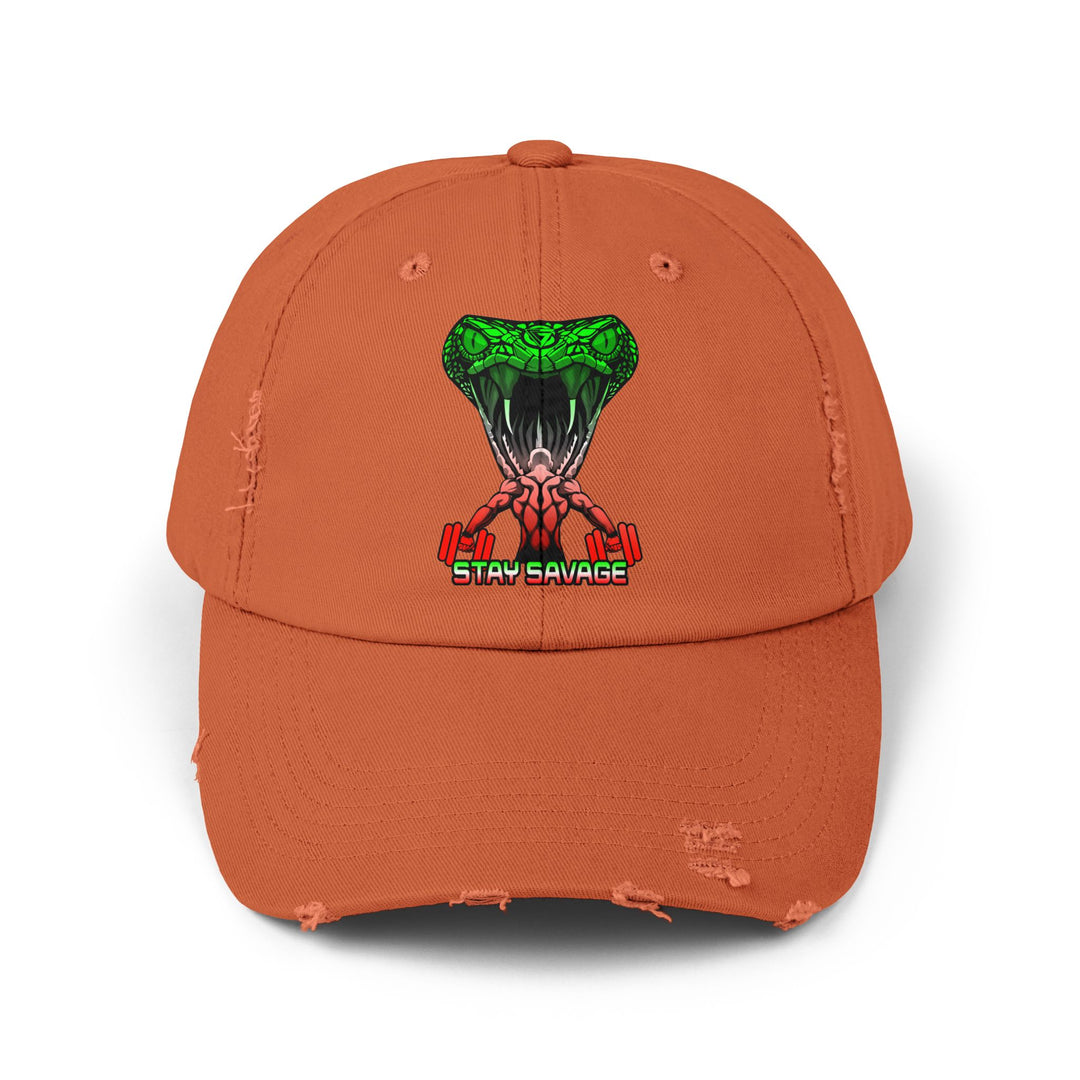 MAN VS VIPER RED WHITE GREEN FADE /STAY SAVAGE CAP