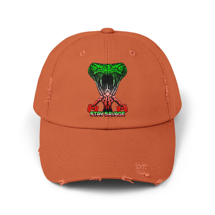MAN VS VIPER RED WHITE GREEN FADE /STAY SAVAGE CAP