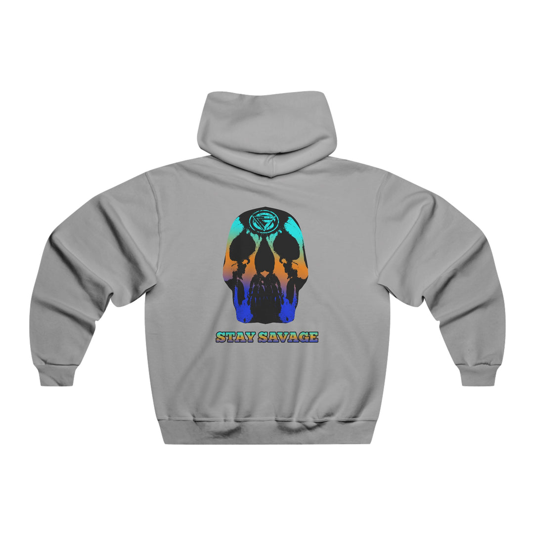 SKULLATOR-BLUE ORANGE AQUA FADE/STAY SAVAGE