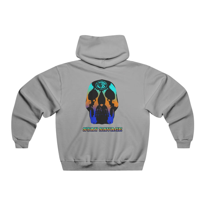 SKULLATOR-BLUE ORANGE AQUA FADE/STAY SAVAGE