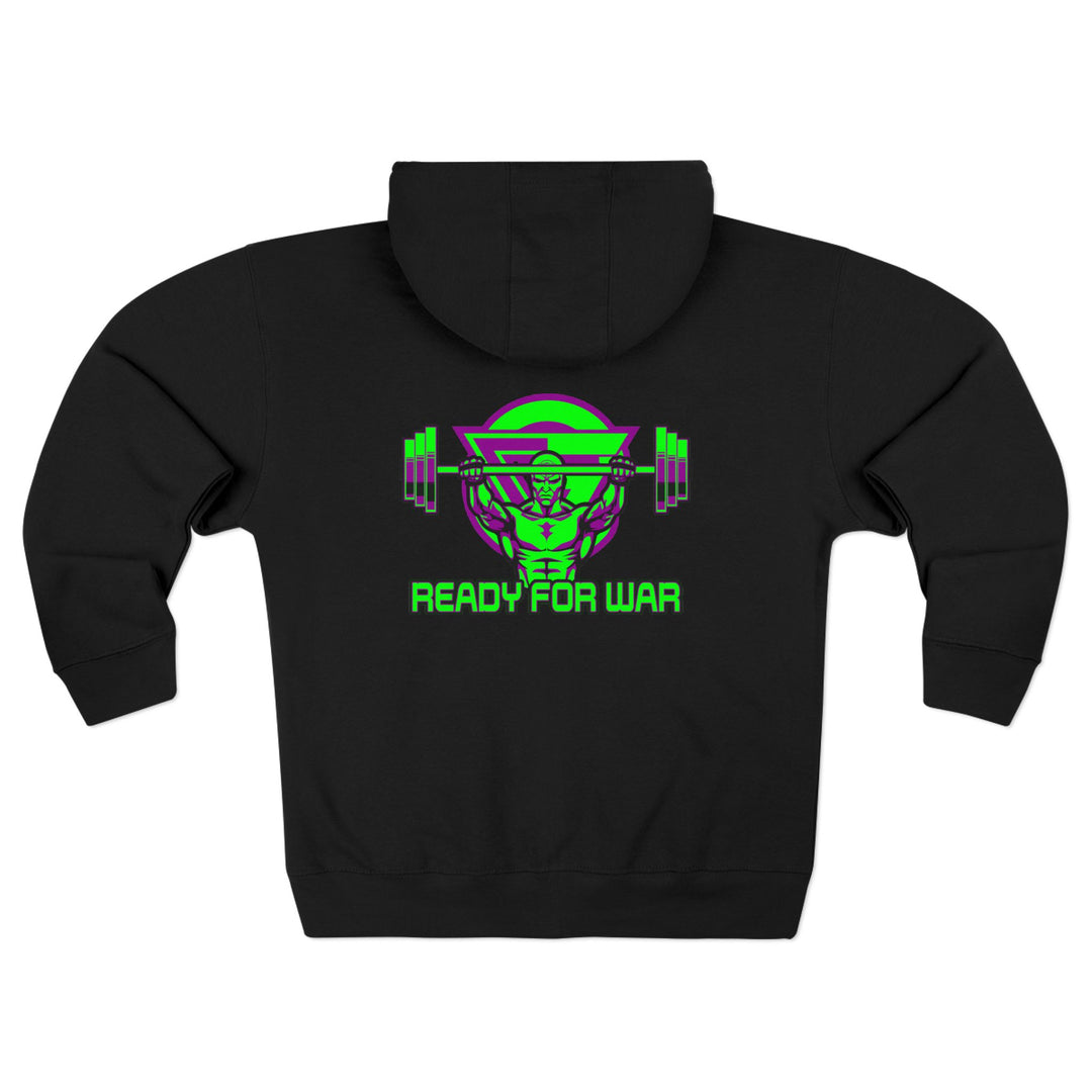 ENTER THE MAC PURPLE GREEN/READY FOR WAR ZIP UP