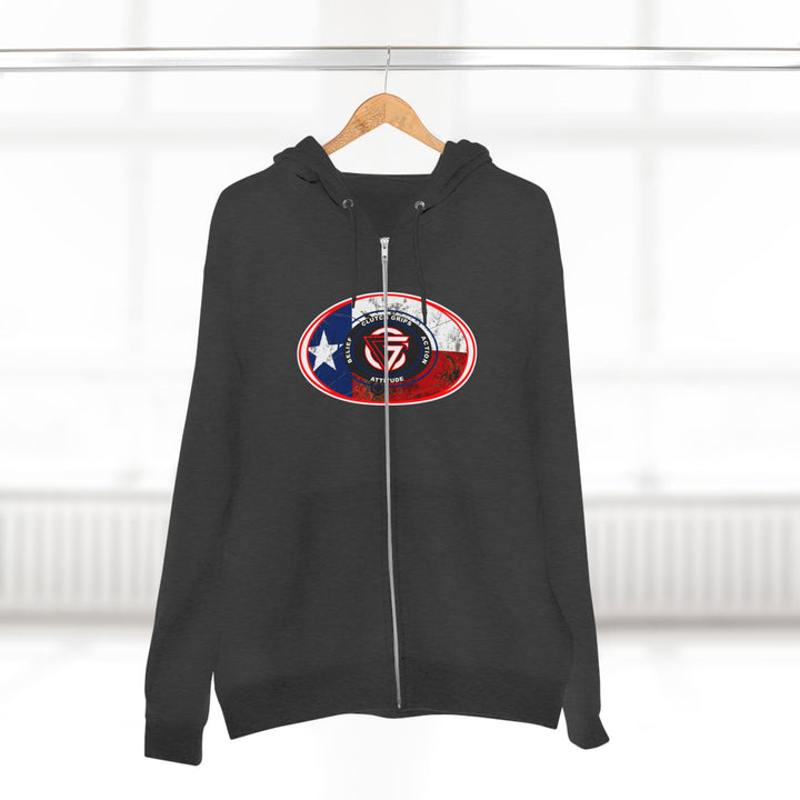 CG SKULL RED WHITE BLUE/STAY SAVAGE ZIP UP