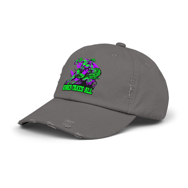 COLISEUM MAC VS LION PURPLE GREEN /WINNER TAKES ALL CAP
