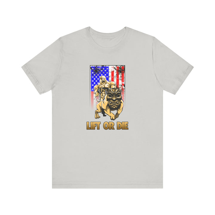 ANGRY DOG SAND AMERICAN FLAG/LIFT OR DIE