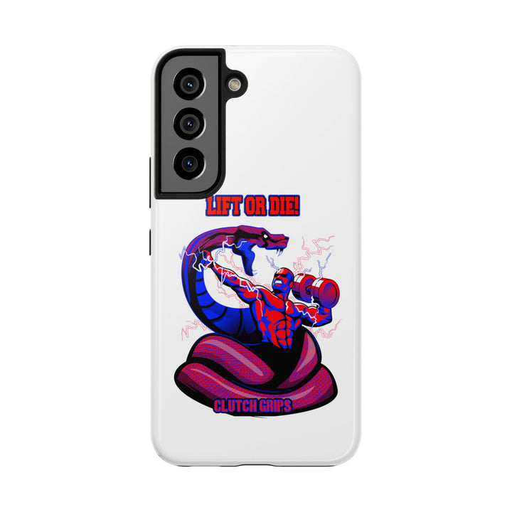 MAC VS SNAKE PHONE CASE RED BLUE /LIFT OR DIE