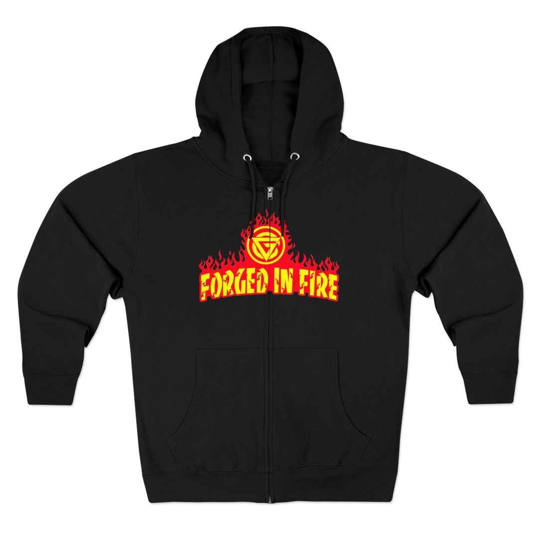 CG SAMURAI MASK RED GOLD /FORGED IN FIRE ZIP UP