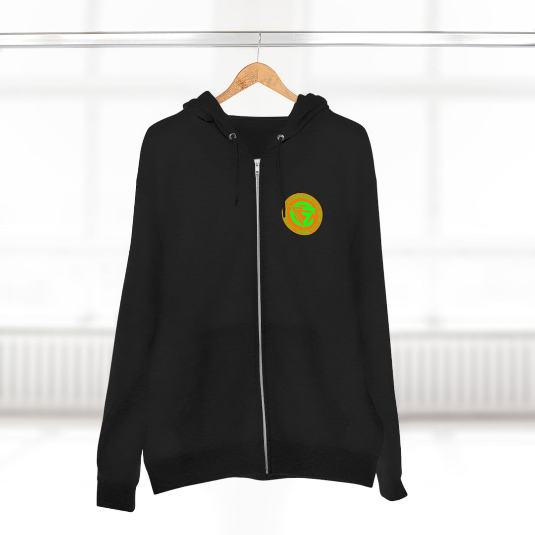 CG DRAGON BELL LIGHTNING ORANGE GREEN/BELEIF ATTITUDE ACTION ZIP UP