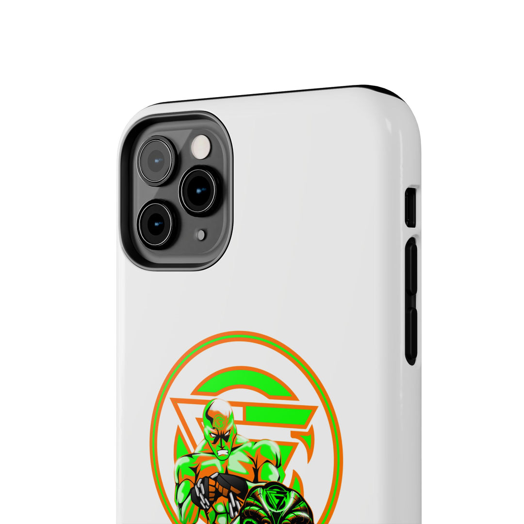 ANGRY DOG ORANGE GREEN PHONE CASE /LIFT OR DIE