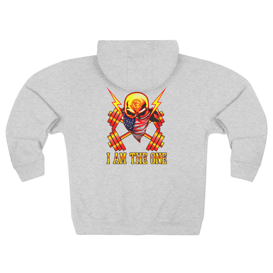 CG SKULL BANDIT ORANGE GOLD RED /I AM THE ONE ZIP UP