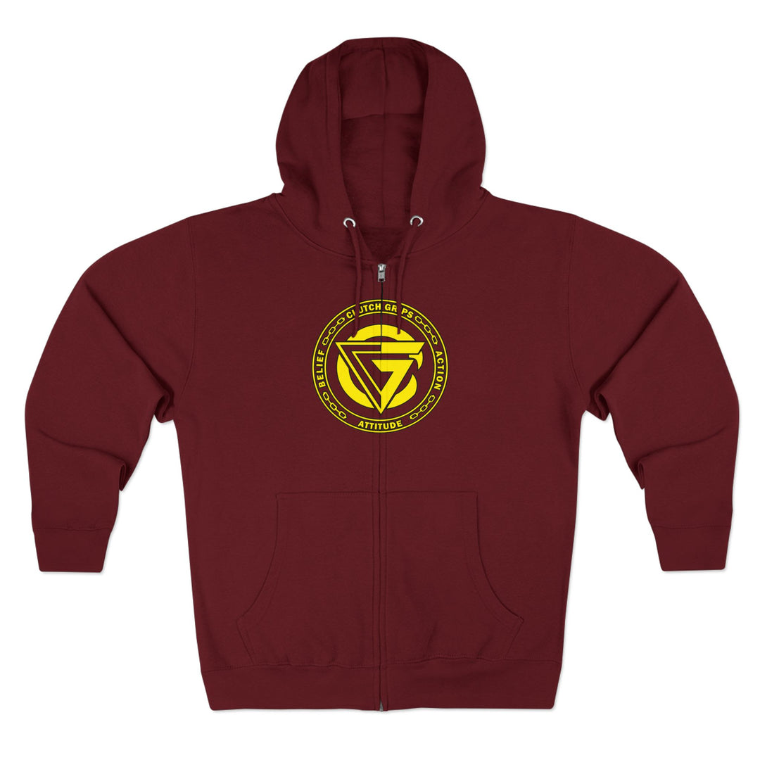 SPARTAN LIFT YELLOW BLACK/LIFT OR DIE ZIP UP