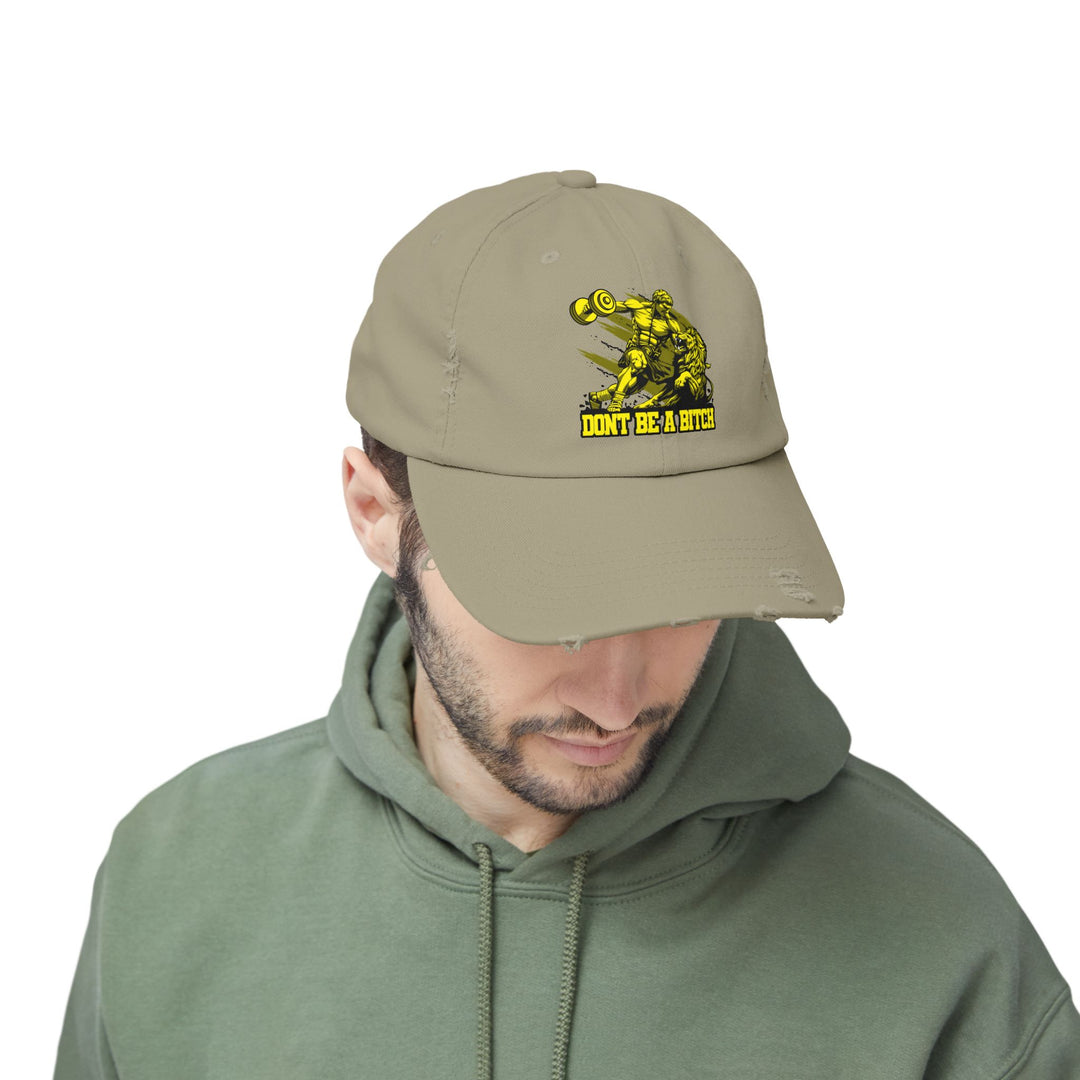 COLISEUM MAC VS LION YELLOW BLACK /DONT BE A BITCH CAP