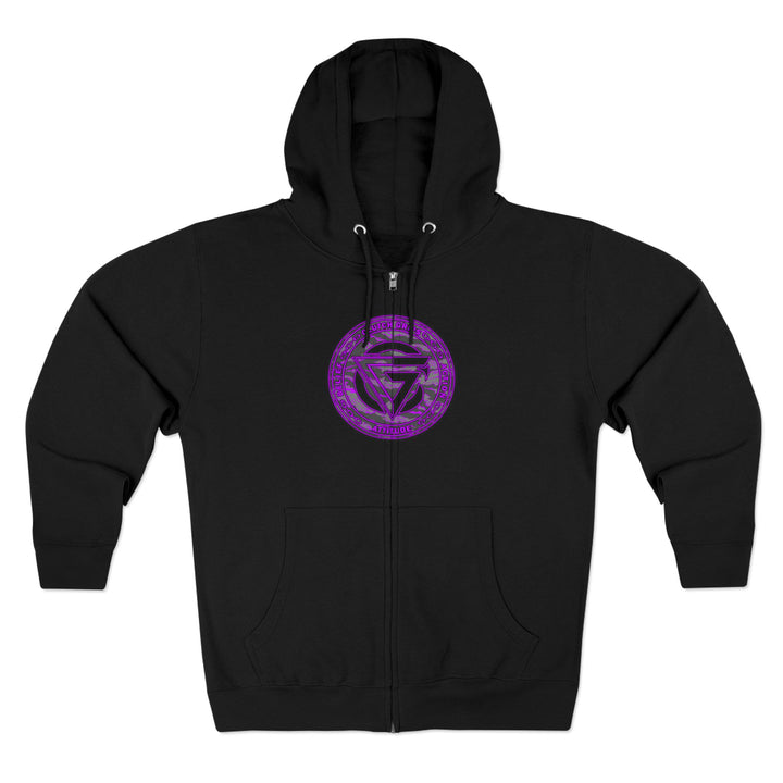 CG ANGRY DOG CAMO GREY PURPLE/READY FOR WAR ZIP UP