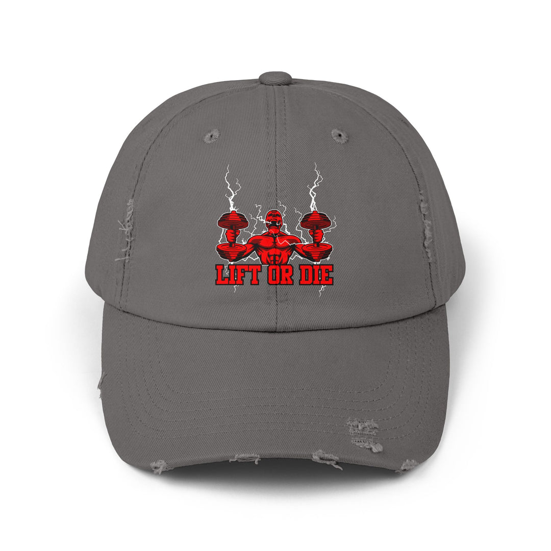 RIDE THE LIGHNING RED /LIFT OR DIE/CAP