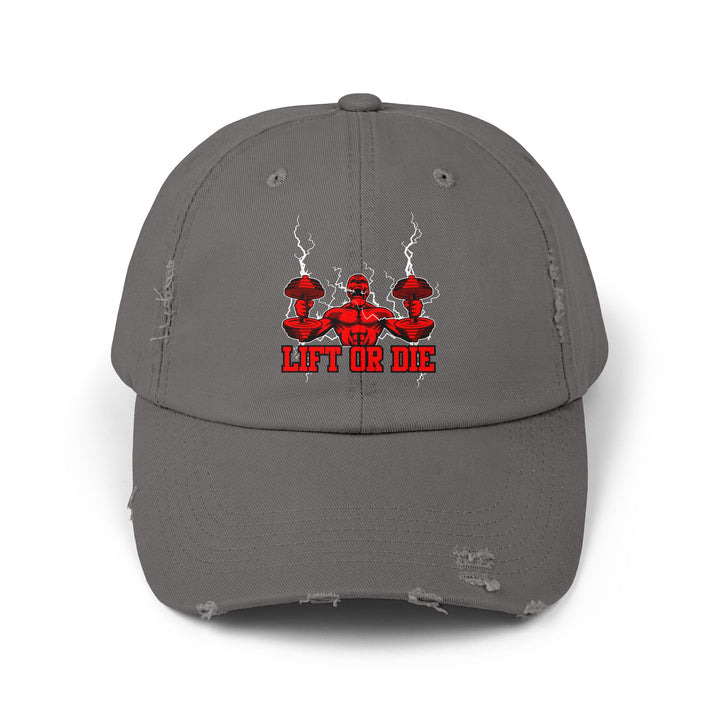 RIDE THE LIGHNING RED /LIFT OR DIE/CAP