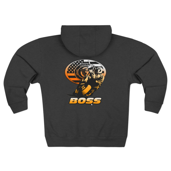 EZ RIDER ORANGE WHITE FADE /BOSS ZIP UP