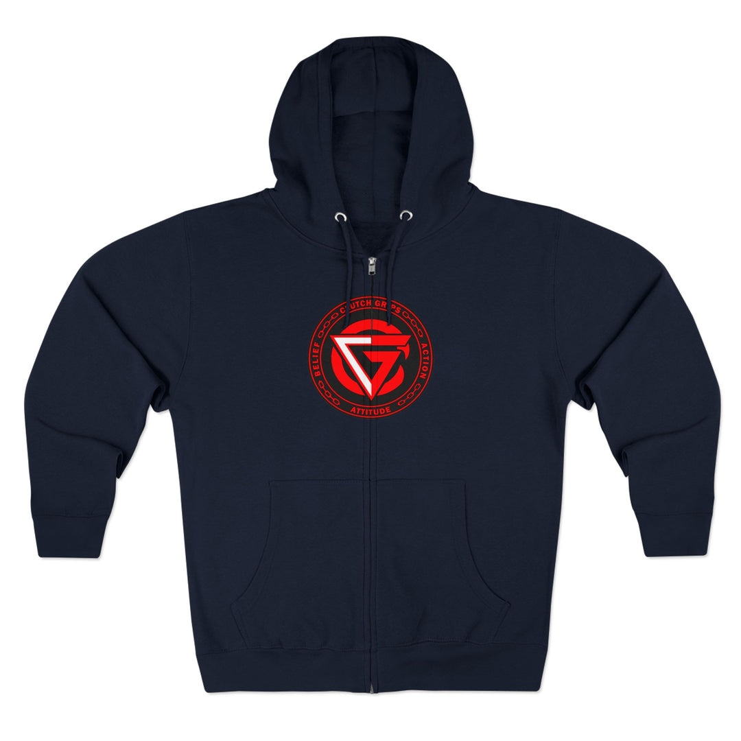 CG OUTLAW RED BLACK /CONQUER ZIP UP