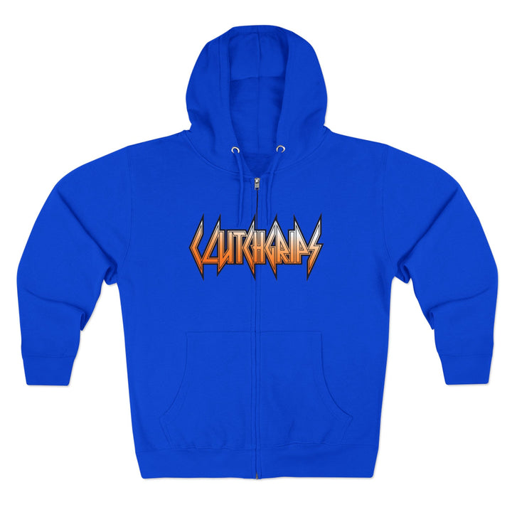 CG A AMERICAN WARRIORS ORANGE WHITE FADE /AMERICAN SAVAGE ZIP UP