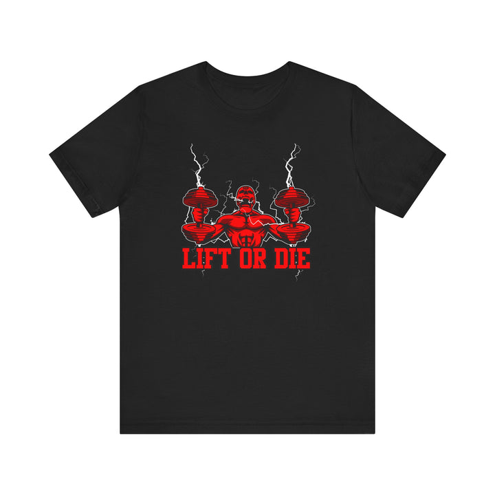 RIDE THE LIGHTNING RED/LIFT OR DIE