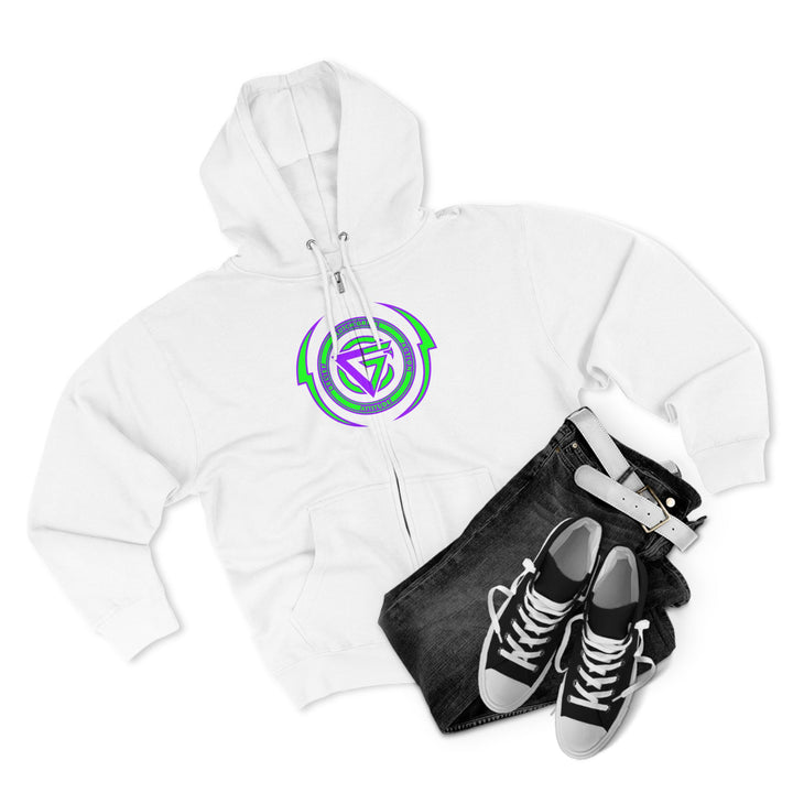 CG MAC JUMP PURPLE GREEN/LIFT HARDER ZIP UP