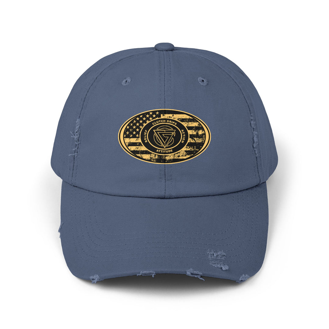 CG DESERT WAR DISTRESS OVAL FLAG CAP