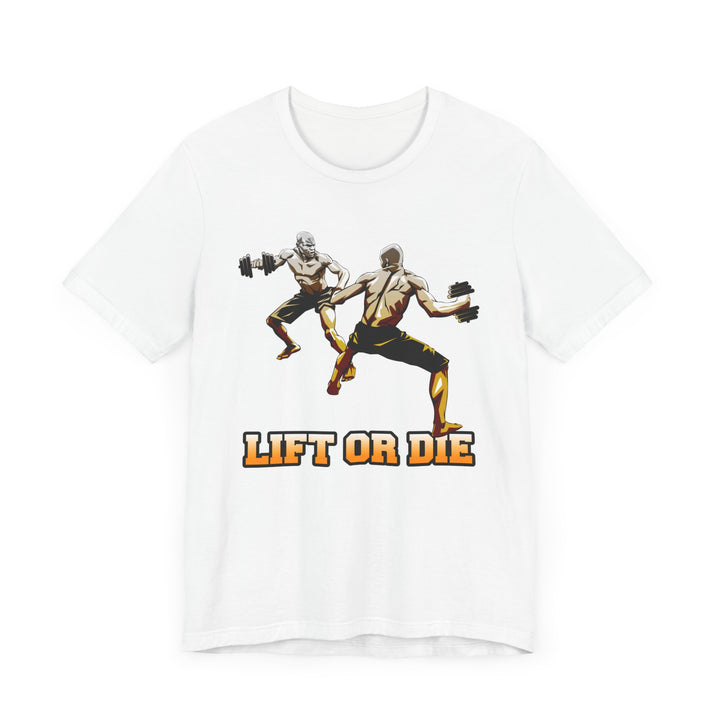 CG ORANGE WHITE  MAN VS MAN /LIFT OR DIE