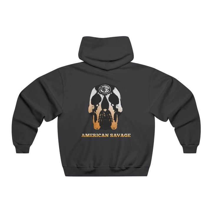 SKULLATOR- ORANGE WHITE FADE/AMERICAN SAVAGE