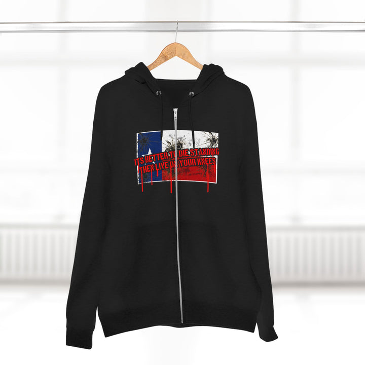 CG ANGRY DOG LONE STAR TEXAS STYLE /LIFT OR DIE ZIP UP
