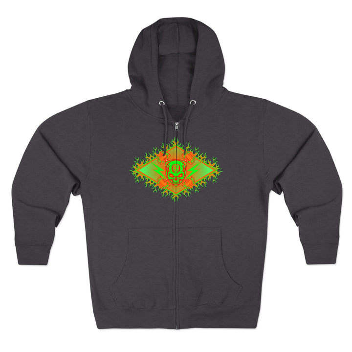 CG LIFT KICK ORANGE GREEN/LIFT HARDER ZIP UP
