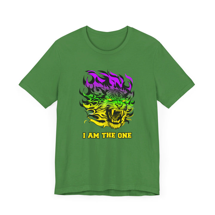 TIGER FLAME YELLOW GREEN PURPLE FADE/I AM THE ONE