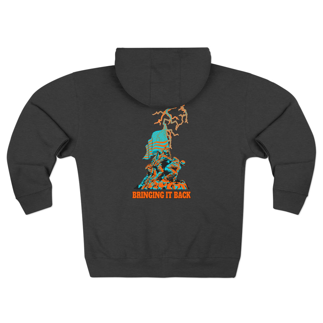 CG A AMERICAN WARRIORS MIAMI COLORS  /BRINGING IT BACK ZIP UP