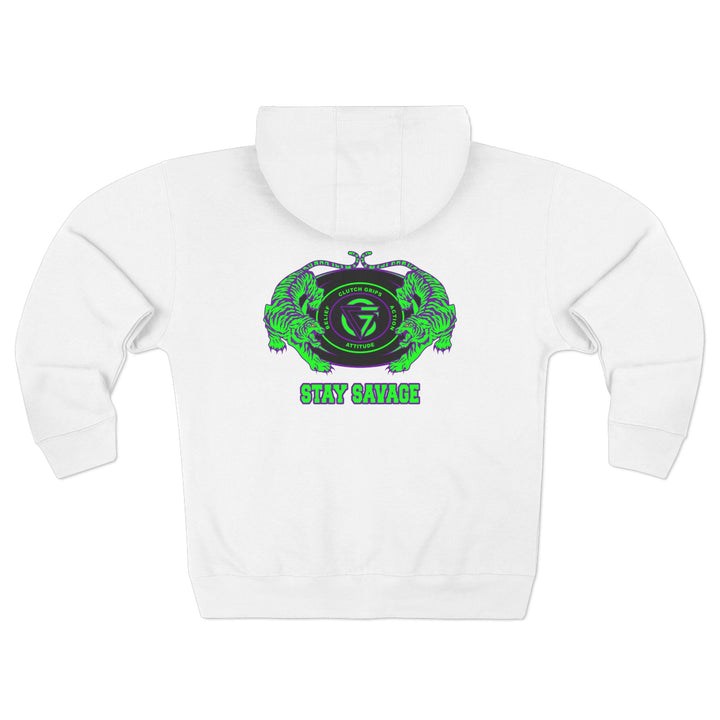 CG TIGER VS TIGER PURPLE GREEN /STAY SAVAGE ZIP UP