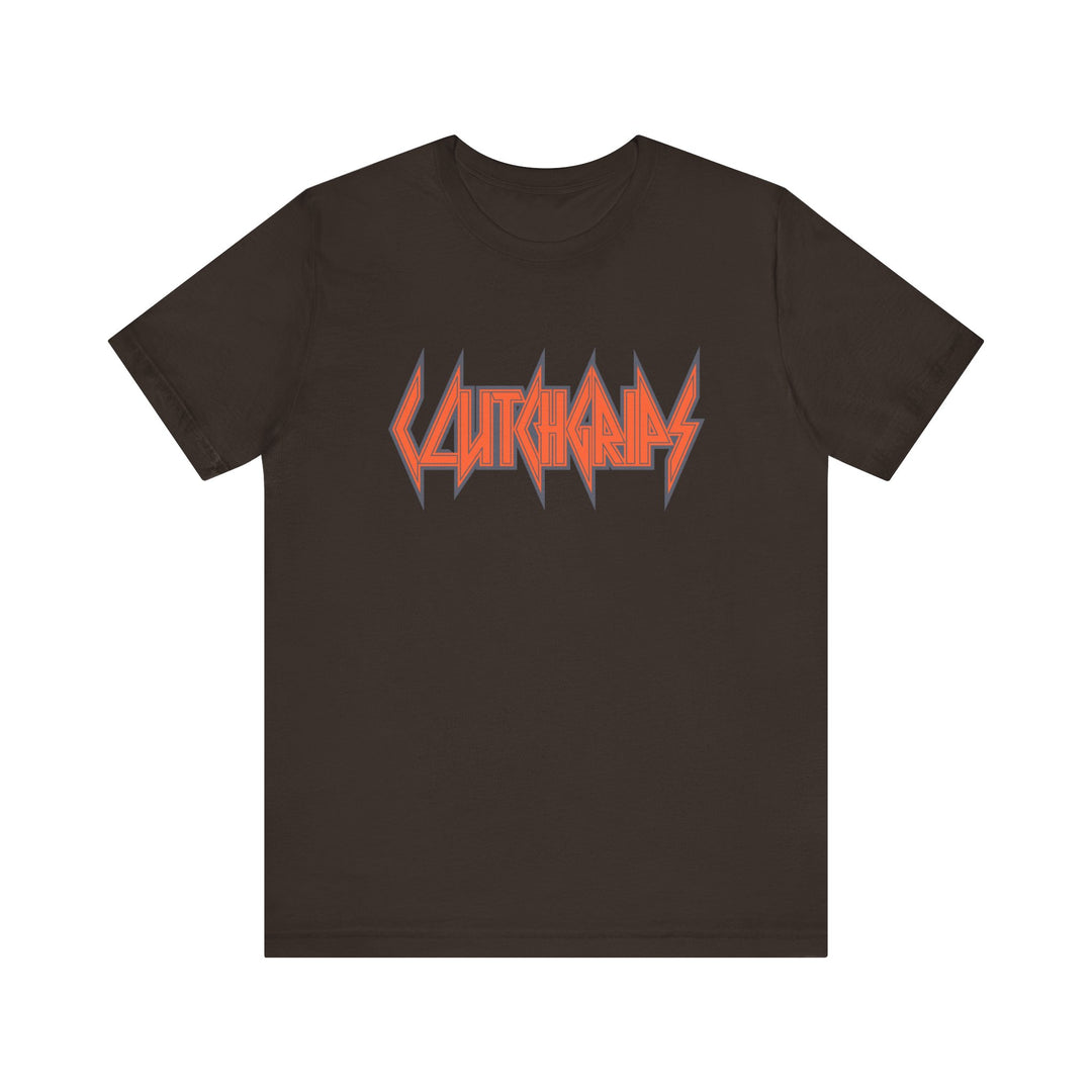 CLUTCHGRIPS GREY ORANGE TEE