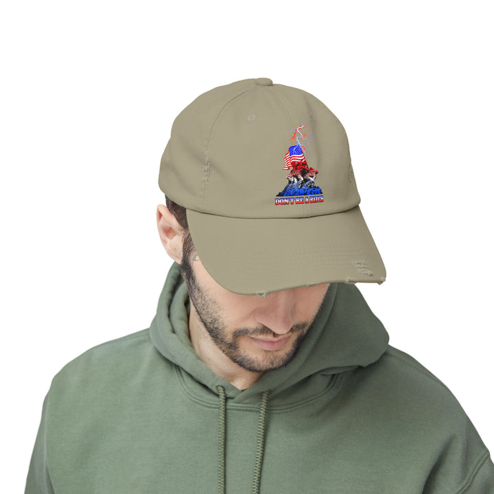 AMERICAN WARRIORS RED WHITE BLUE FADE/DONT BE A BITCH CAP